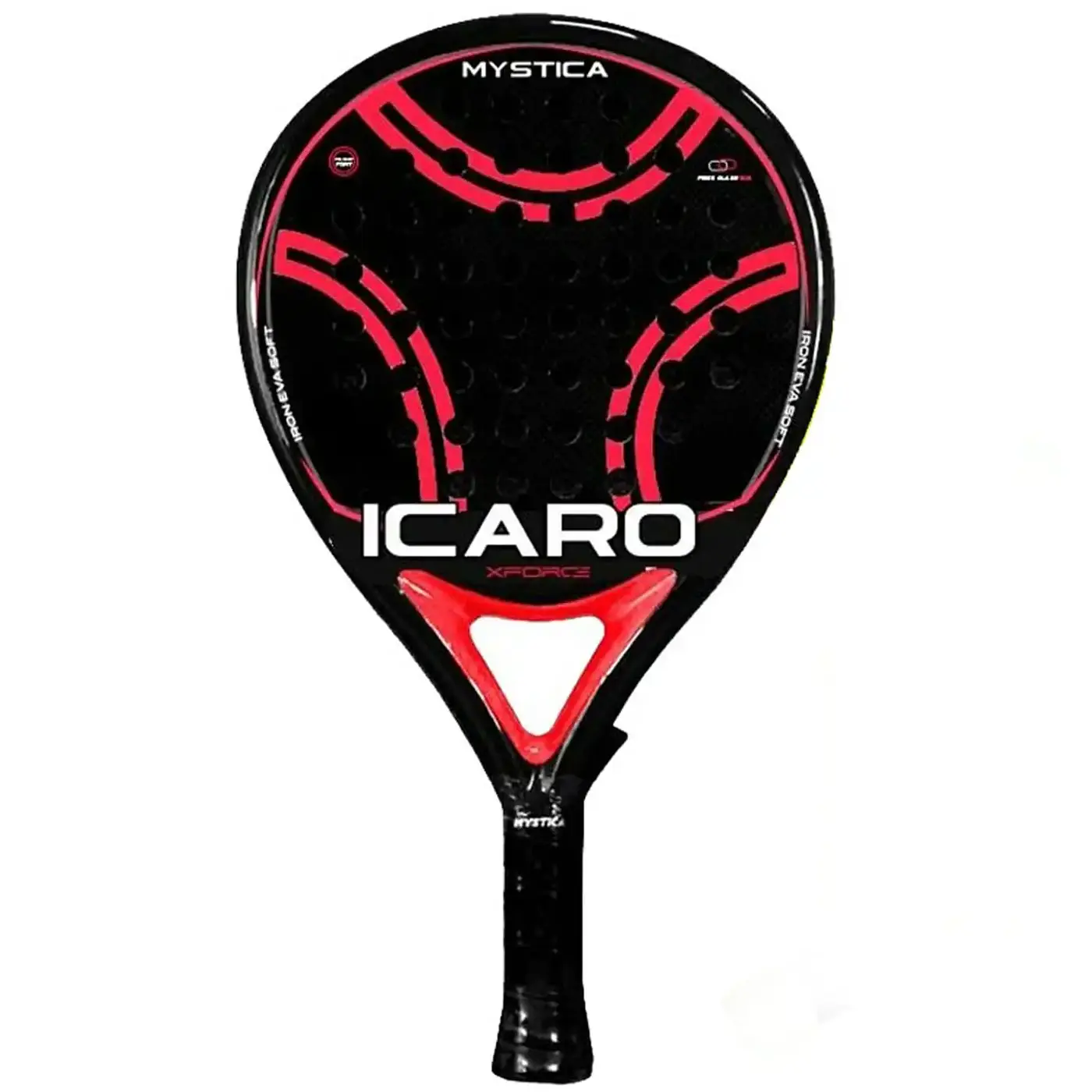 Mystica Icaro X Force Red Padel Racket Image 1 Mystica Icaro X Force Red Padel Racket Image 1
