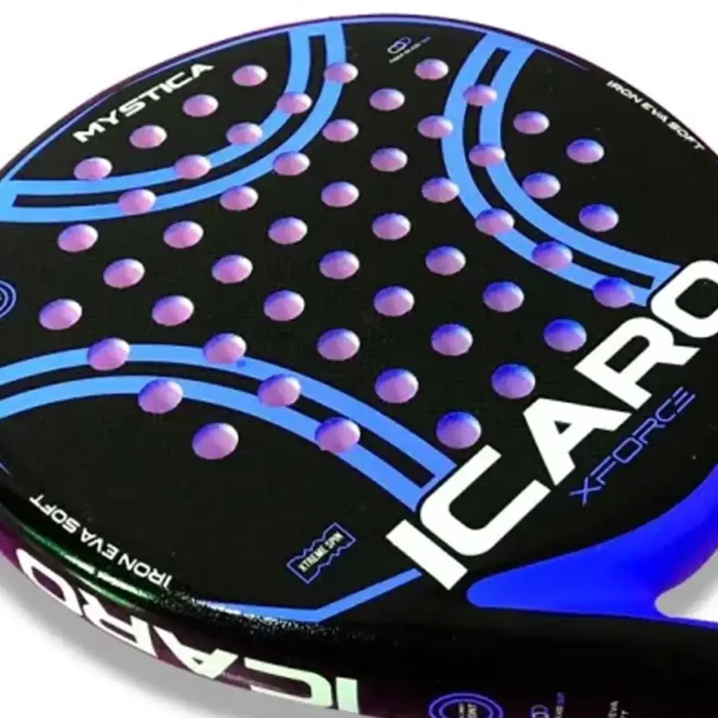 Mystica Icaro X Force Blue Padel Racket, Padel Racket Image 3