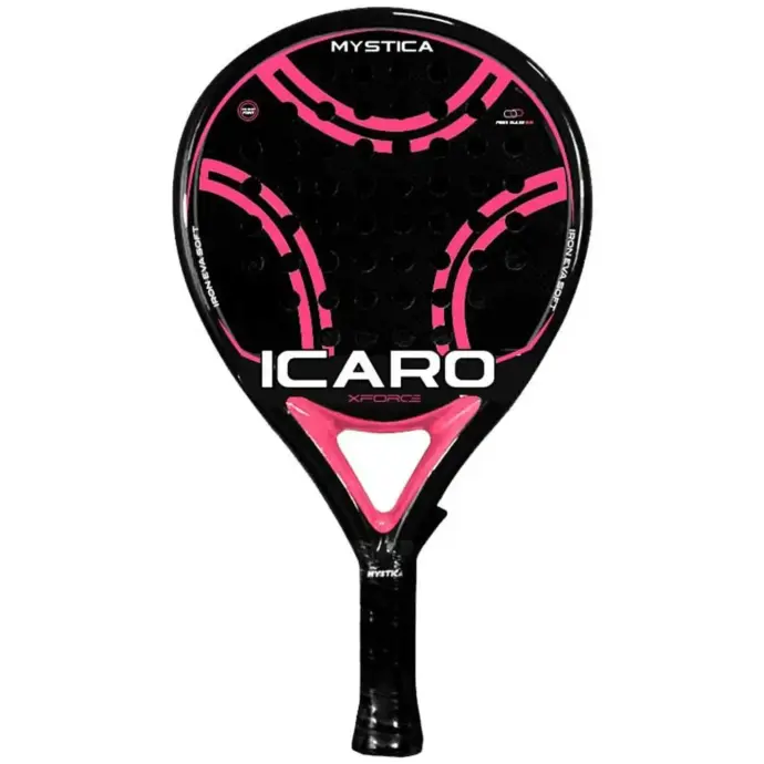 Mystica Icaro X Force Pink Padel Racket, padel rackets Image 1