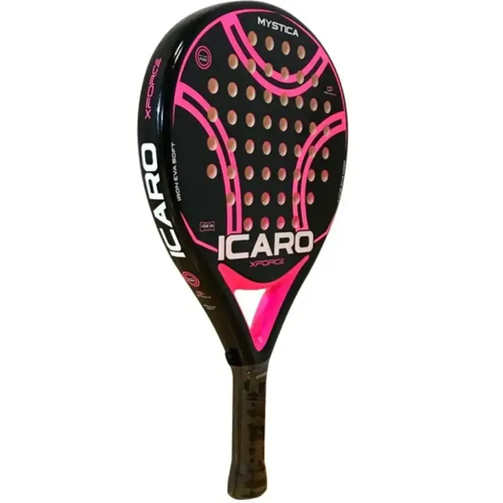 Mystica Icaro X Force Pink Padel Racket, padel rackets Image 4