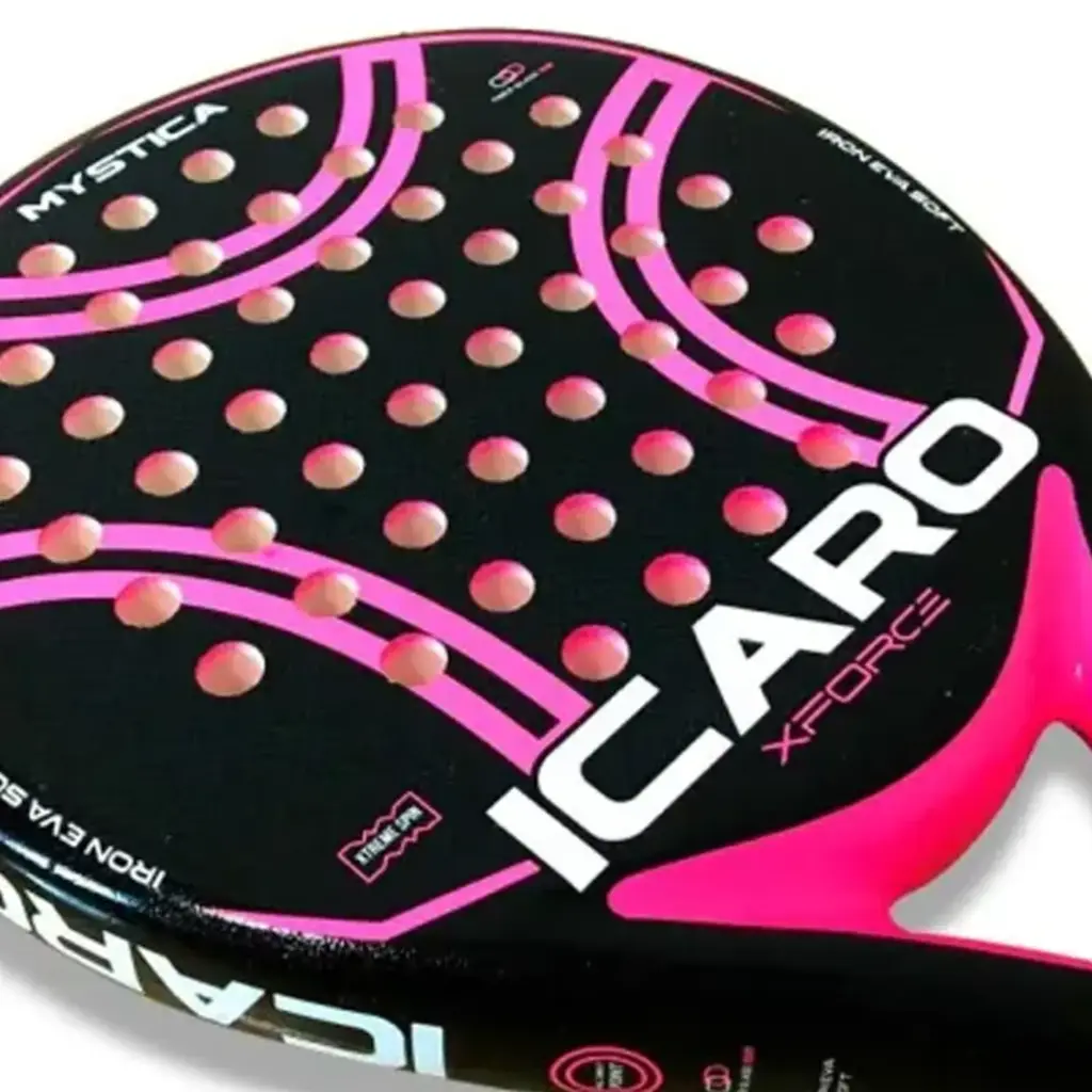 Mystica Icaro X Force Pink Padel Racket, padel rackets Image 5