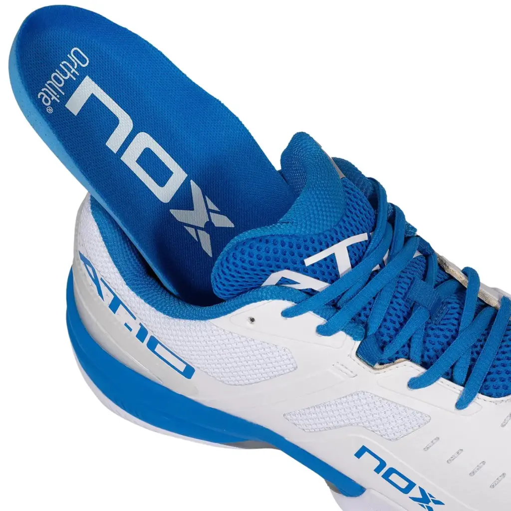 NOX AT10 WhiteBlue Padel Shoes for men Image 11