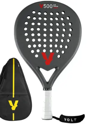Volt 500 Grey V22 Padel Racket, Volt Padel rackets Image 0