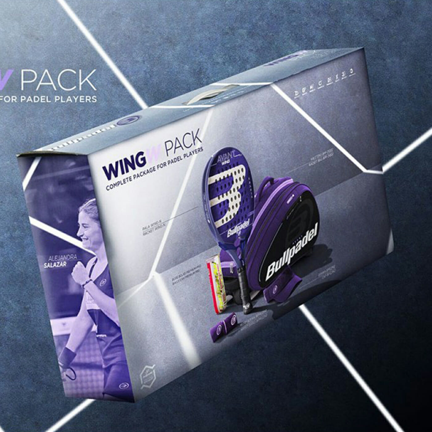 1bullpadel-wing-xmas-woman-2022-package BULLPADEL WING WOMAN PADEL PACK* - Image 1