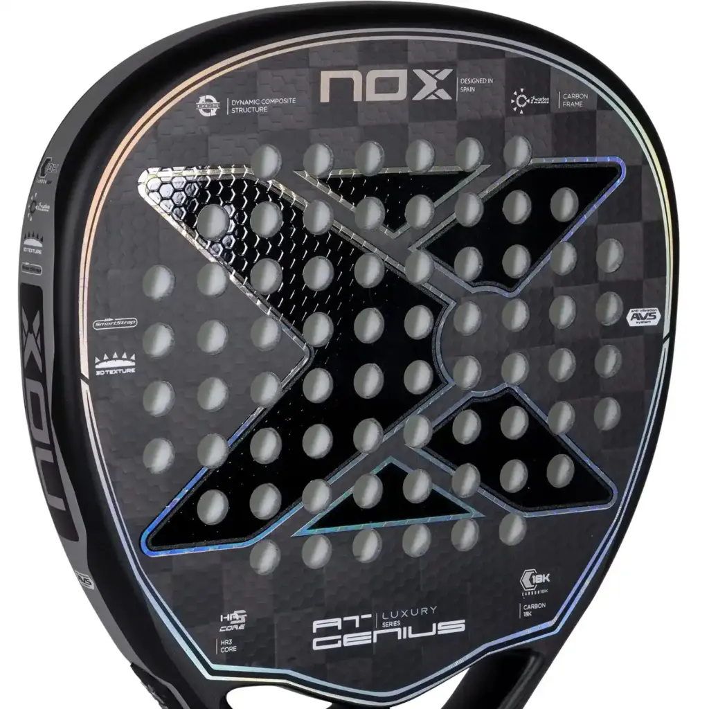 NOX AT Luxury GENIUS ATTACK 18K Advanced Padel Rackets 2023 Image 6