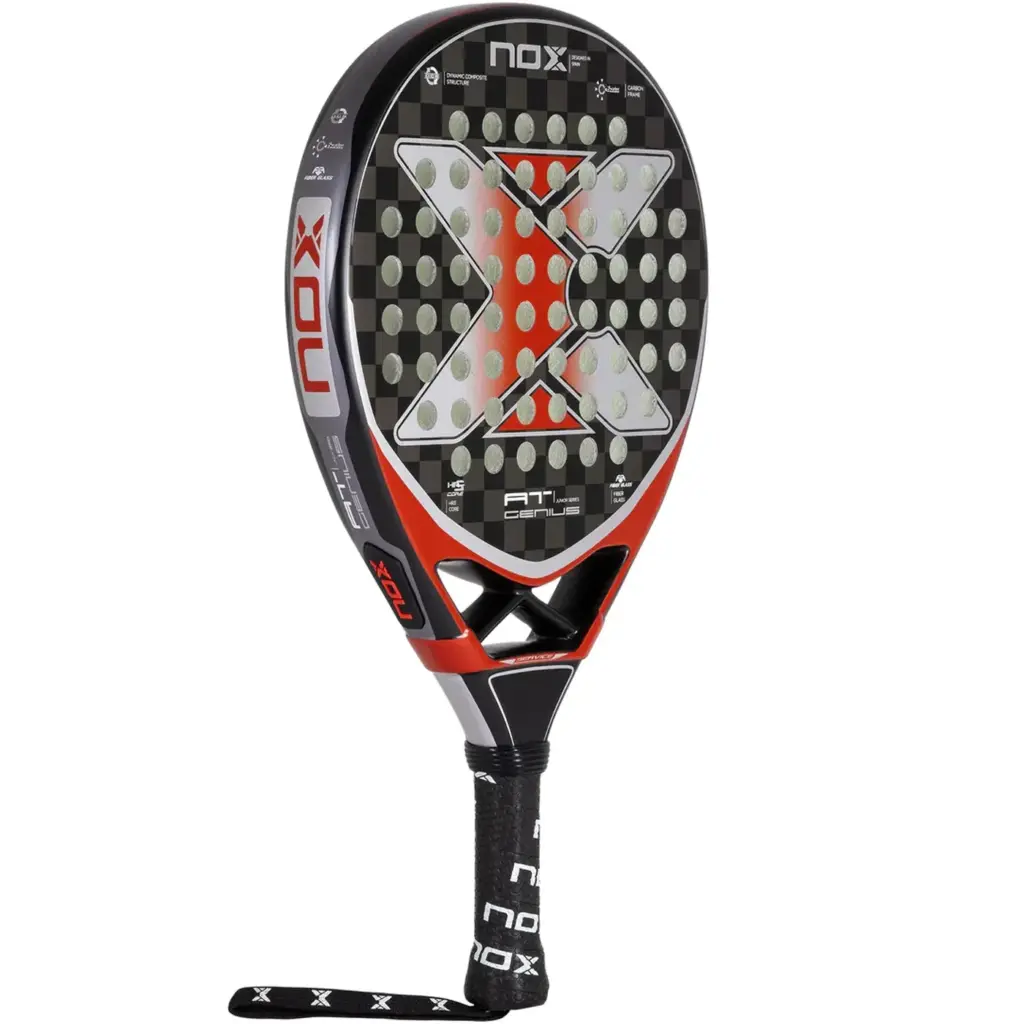 NOX AT10 Genius JR Padel Racket 2023, 2024 padel rackets with cover bags image 2