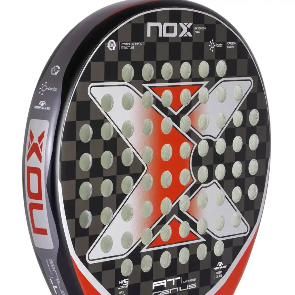 NOX AT10 Genius JR Padel Racket 2023, 2024 padel rackets with cover bags image 5