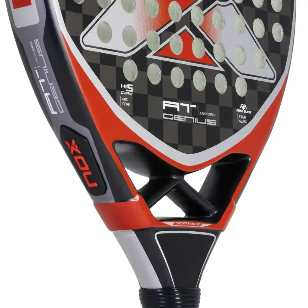 NOX AT10 Genius JR Padel Racket 2023, 2024 padel rackets with cover bags image 6