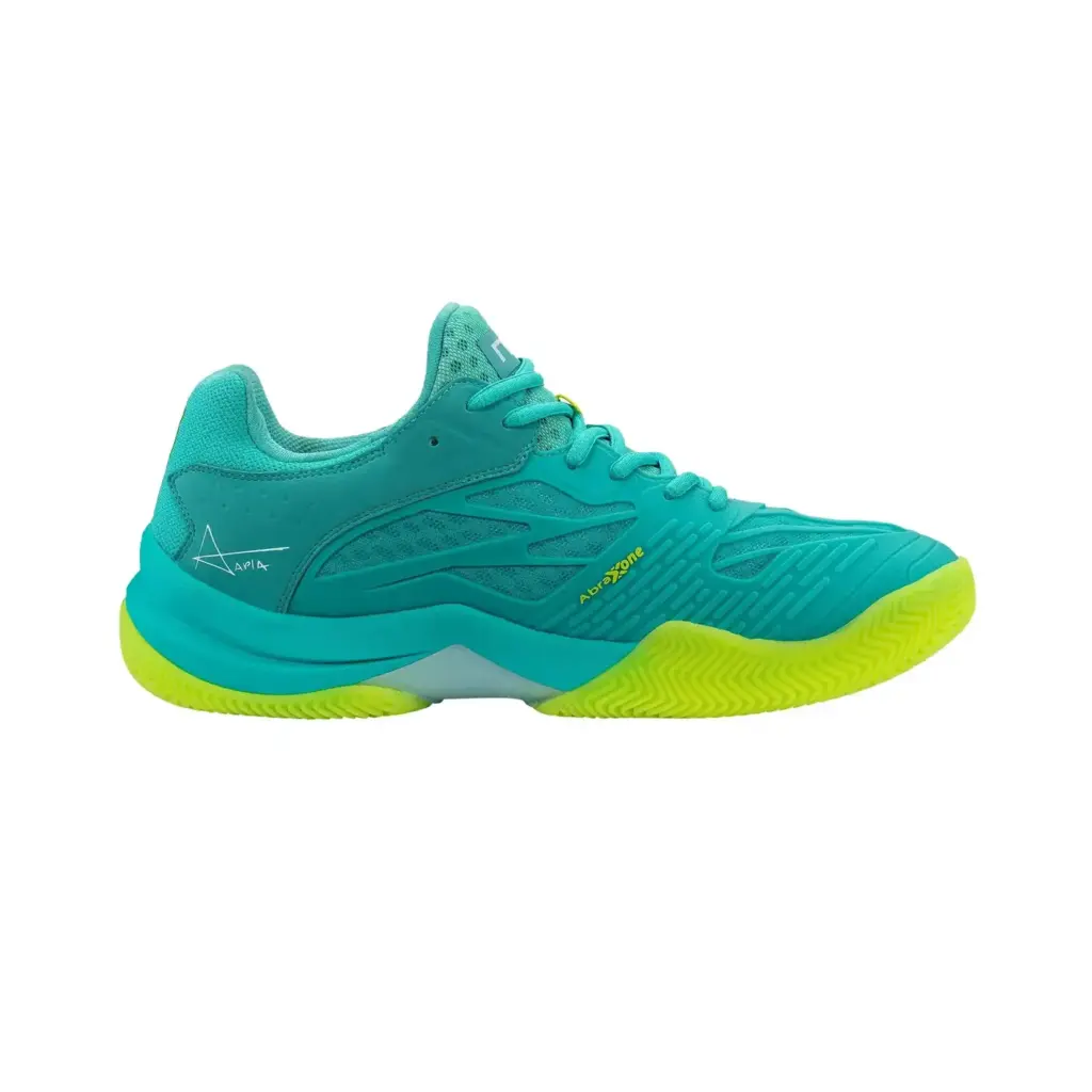 NOX AT10 LUX TurquoiseLime Padel Shoes Image 2