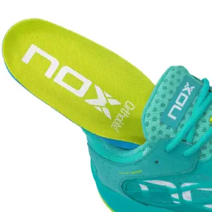 NOX AT10 LUX TurquoiseLime Padel Shoes Image 9