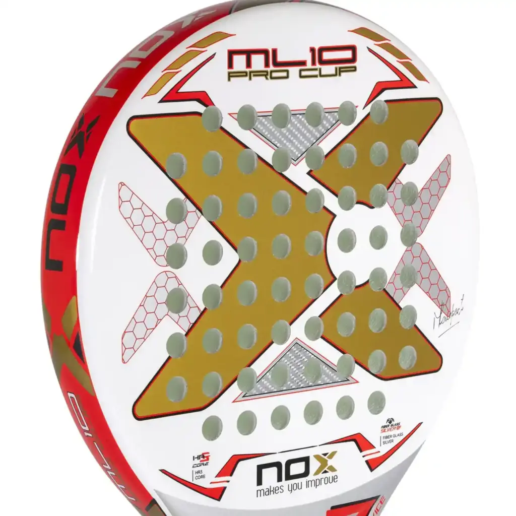 NOX ML10 PRO CUP Padel Racket 2023, racket with cover bag Image 5