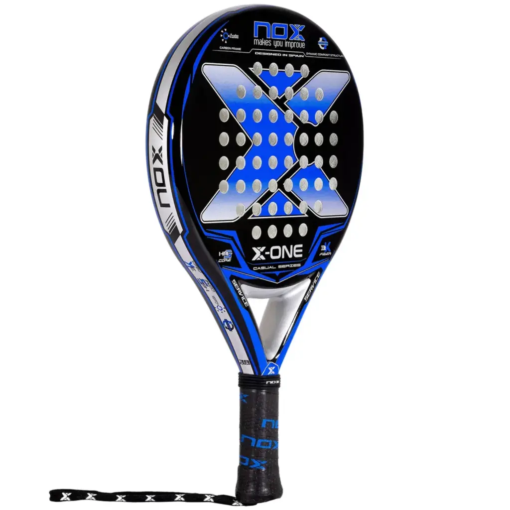 NOX X-ONE Blue Padel Racket 2023, padel Racket with bag Image 2