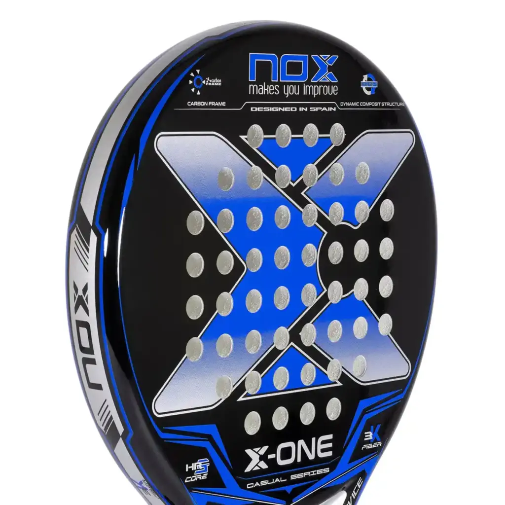 NOX X-ONE Blue Padel Racket 2023, padel Racket with bag Image 4
