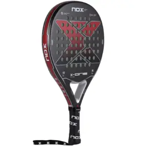 NOX X-ONE Red Padel Racket 2023, rackets with cover bag Image 2