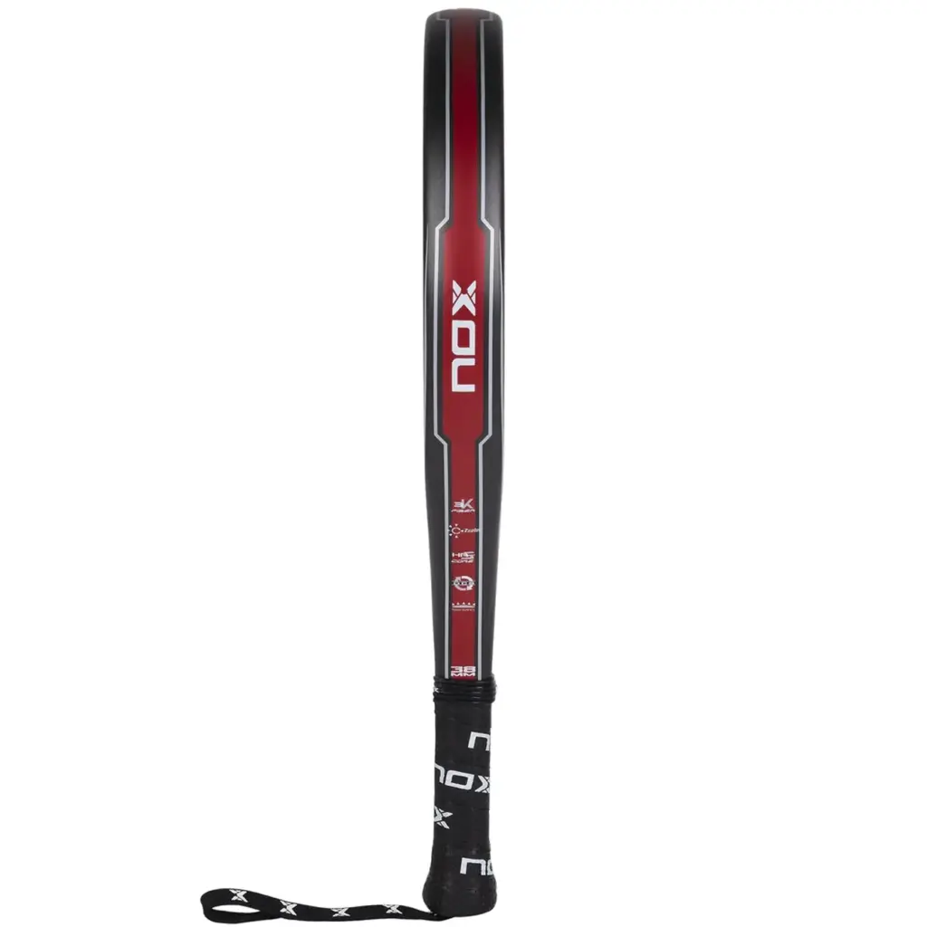 NOX X-ONE Red Padel Racket 2023, rackets with cover bag Image 3
