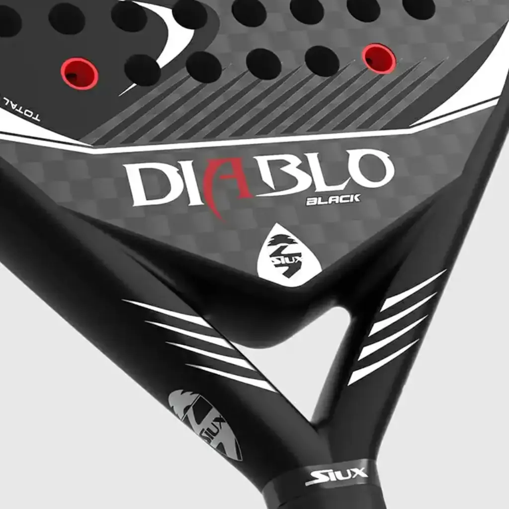 SIUX Diablo Black Padel Racket, Siux padel rackets Image 5