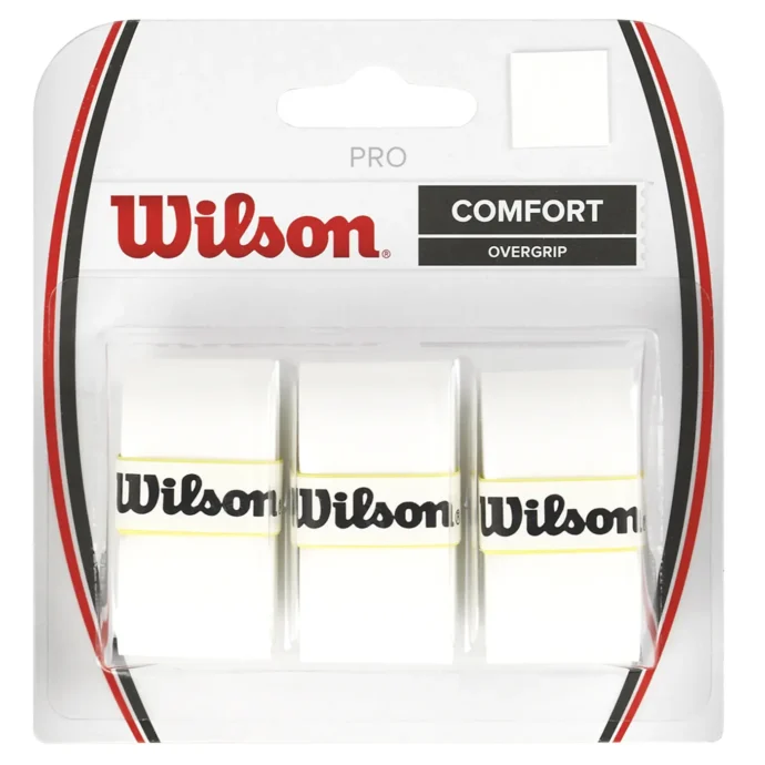 Wilson Pro Overgrip 3 Pack White