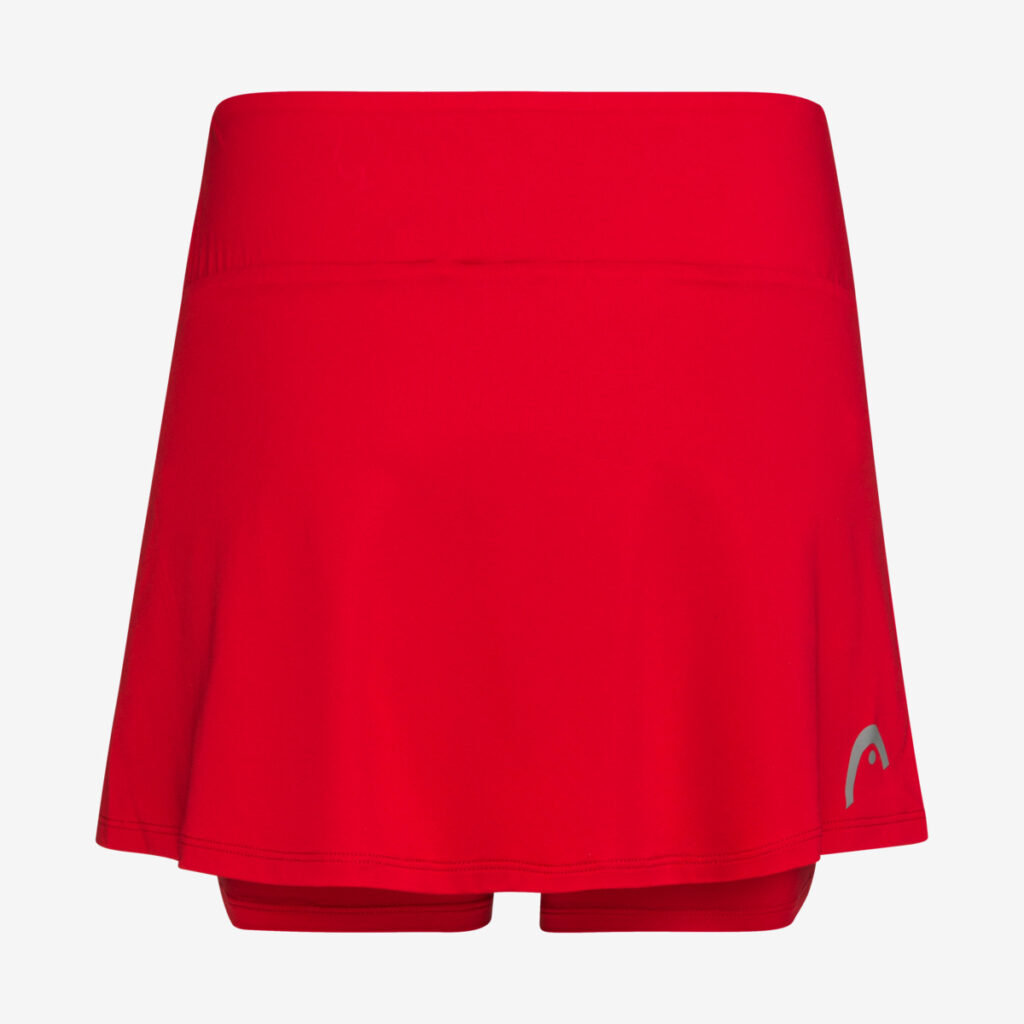 HEAD CLUB Basic Skort Women Red Padel Apparel