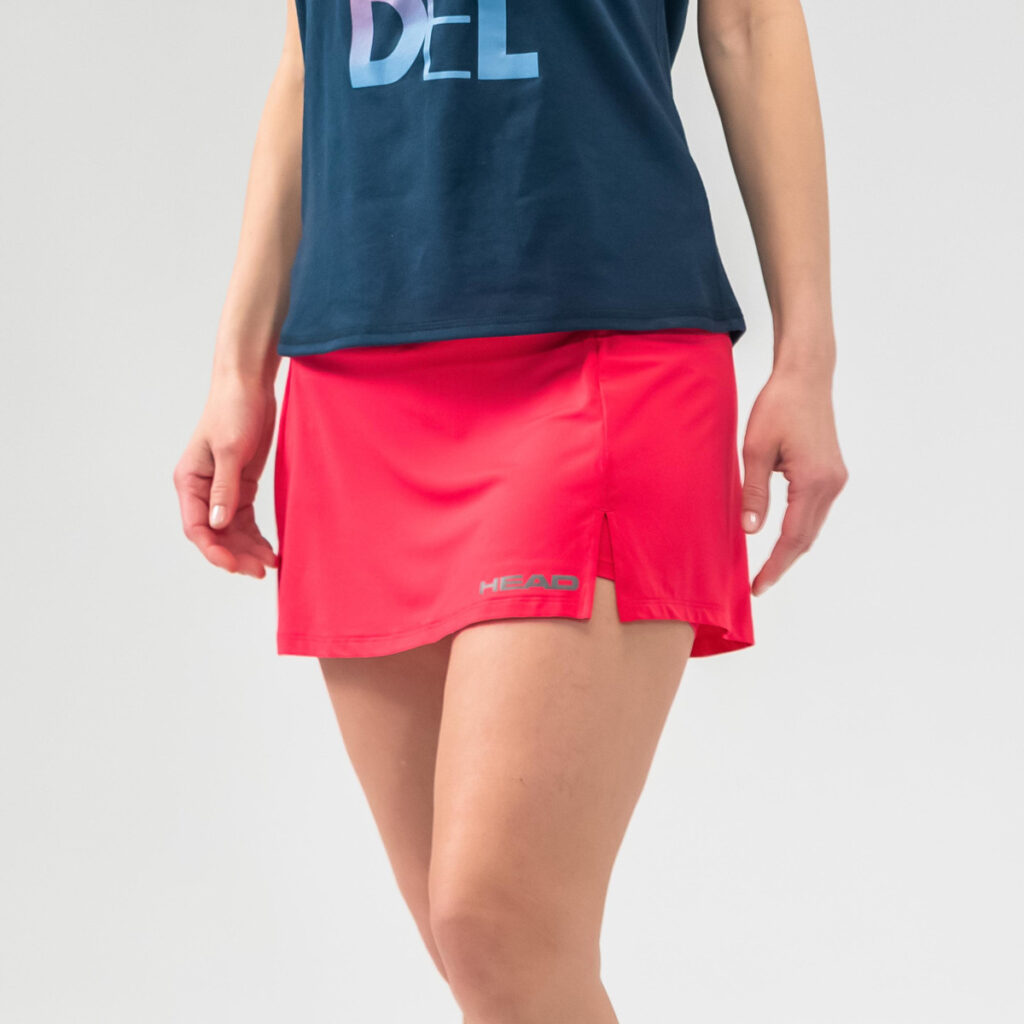 HEAD CLUB Basic Skort Women Magenta Padel Apparel