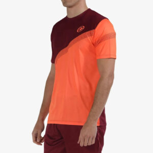 BULLPADEL COGUA NEON CORAL MEN T-SHIRT image 2