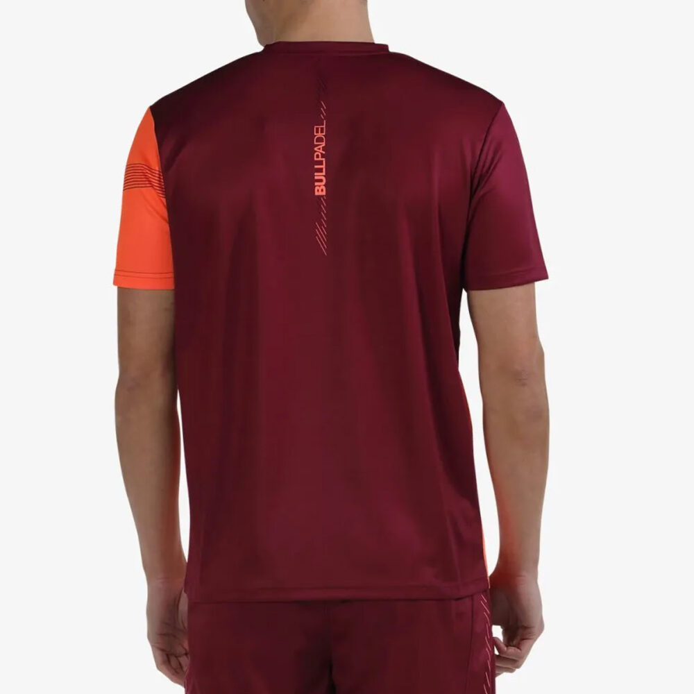 BULLPADEL COGUA NEON CORAL MEN T-SHIRT image 3