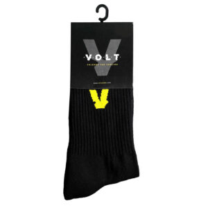 Volt Black Padel Socks FUSION Pack of 2 Image 2