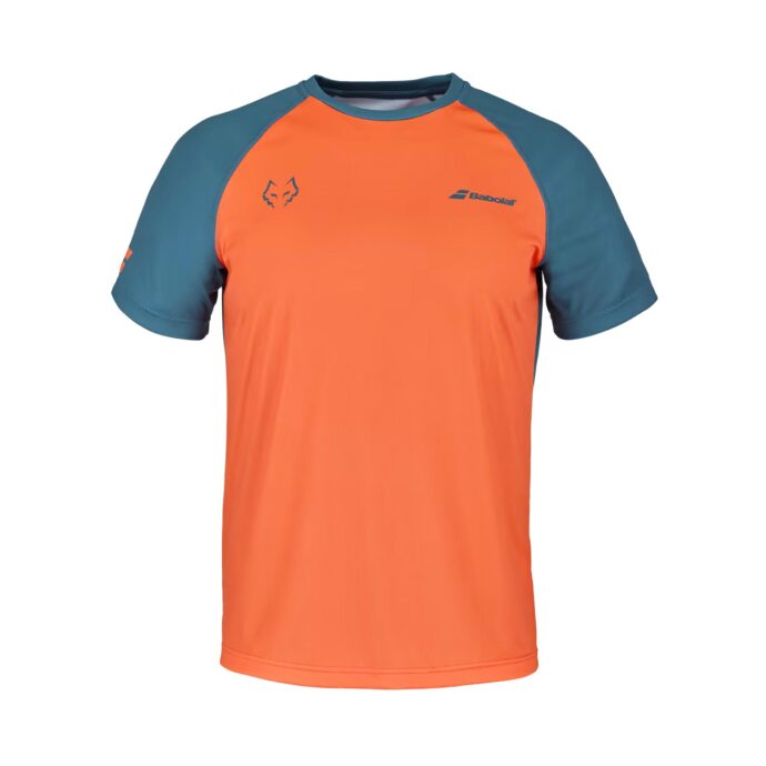 Babolat CREW NECK TEE LEBRON Orange/Dark Blue*