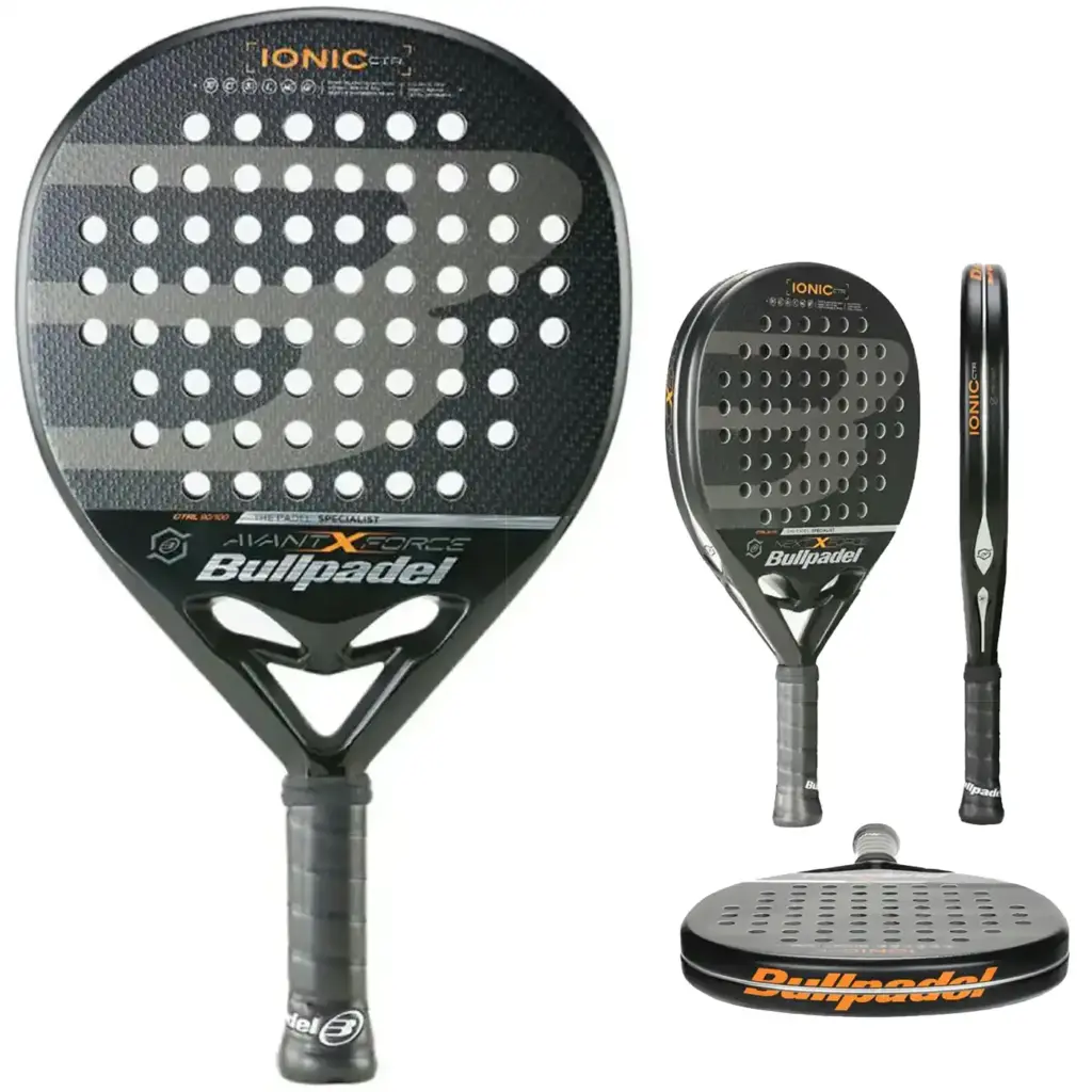 BULLPADEL IONIC CONTROL 2022 Padel Racket + VERTEX Padel Backpack + 3 Padel Balls