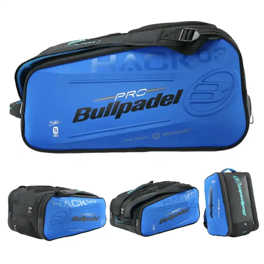 BULLPADEL HACK 03 CTR 2023 PADEL RACKET + BPP-22012-1 Hack Padel Bag + 3 Padel Balls* - Image 3