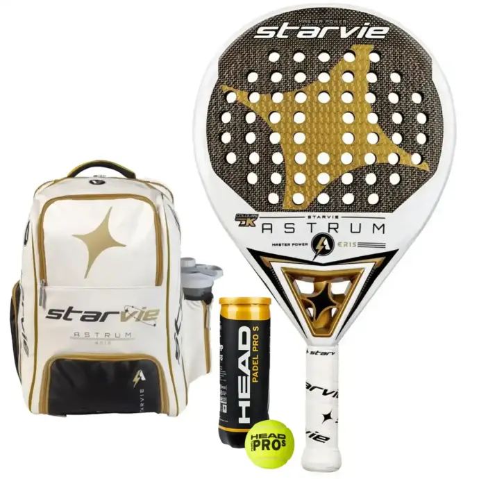 Starvie Astrum Eris Padel Racket + Astrum Eris Backpack + 3 Padel Balls