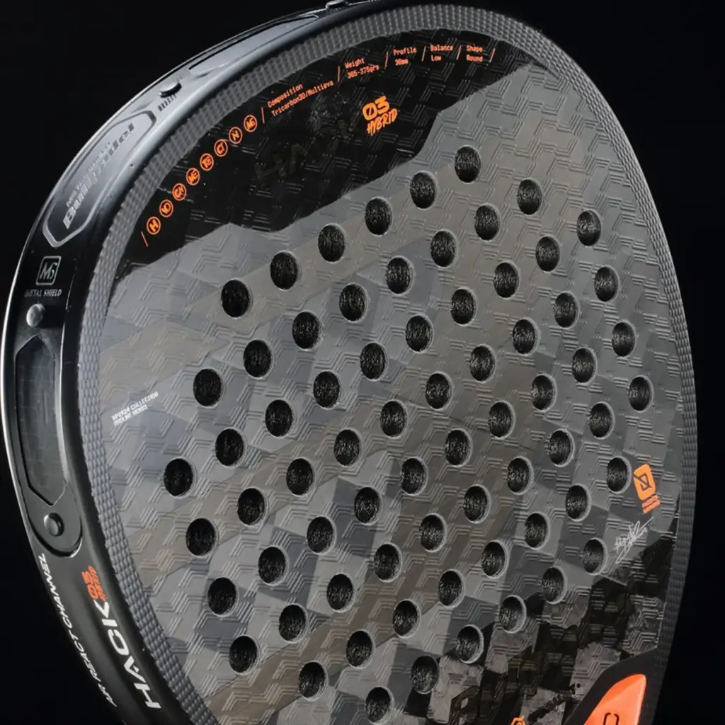 BULLPADEL HACK 03 HYBRID 24 Padel Racket* - Image 6