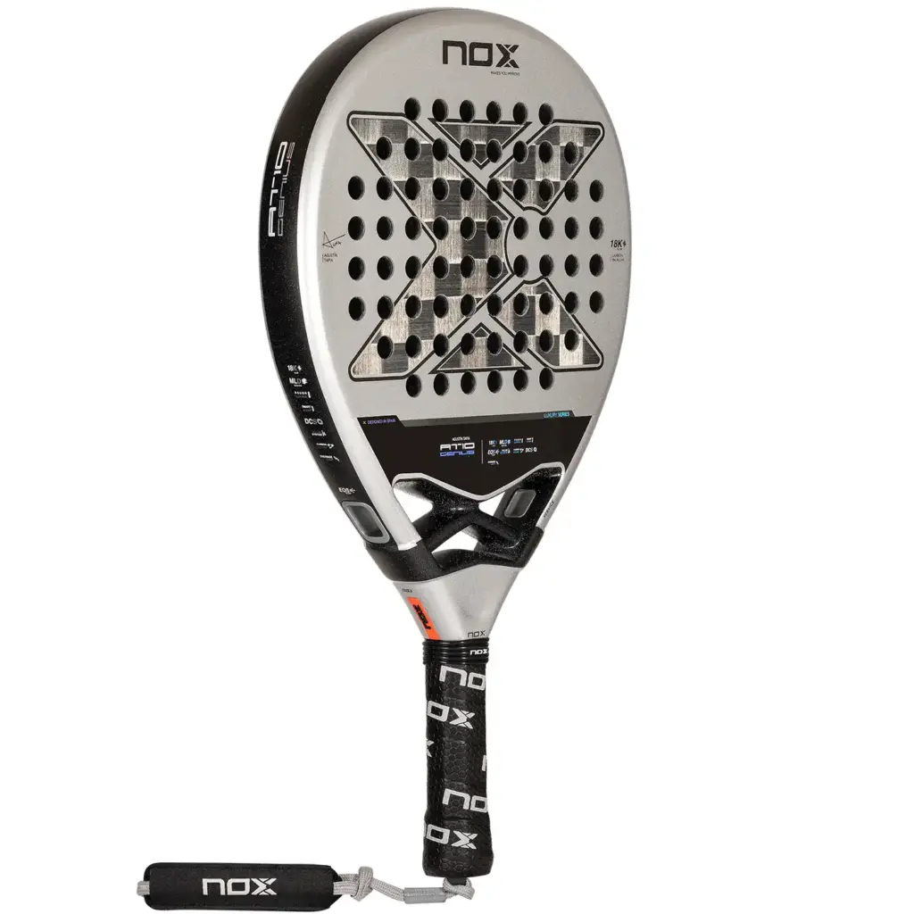 NOX AT10 Luxury GENIUS 18K Alum Padel Racket 2024, nox 2024 Padel Rackets Image 1