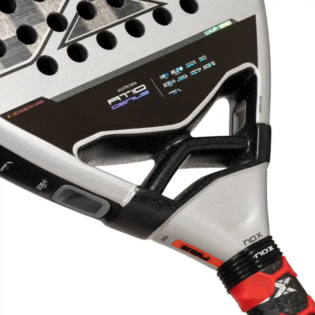NOX AT10 Luxury GENIUS 18K Alum Padel Racket 2024, nox 2024 Padel Rackets Image 6