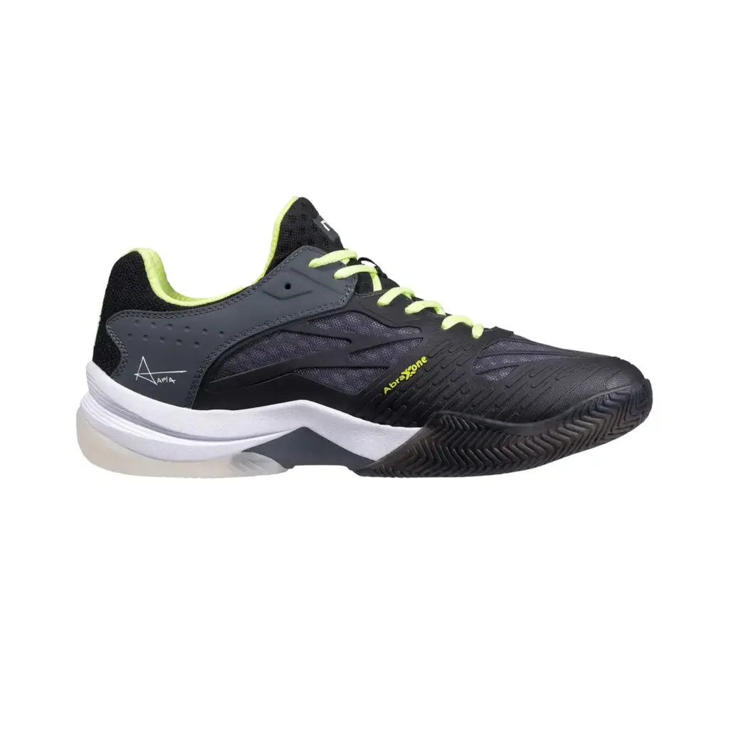 AT10 LUX Padel Shoes BlackSharp GreenGrey, 2024 padel sheos Image 2