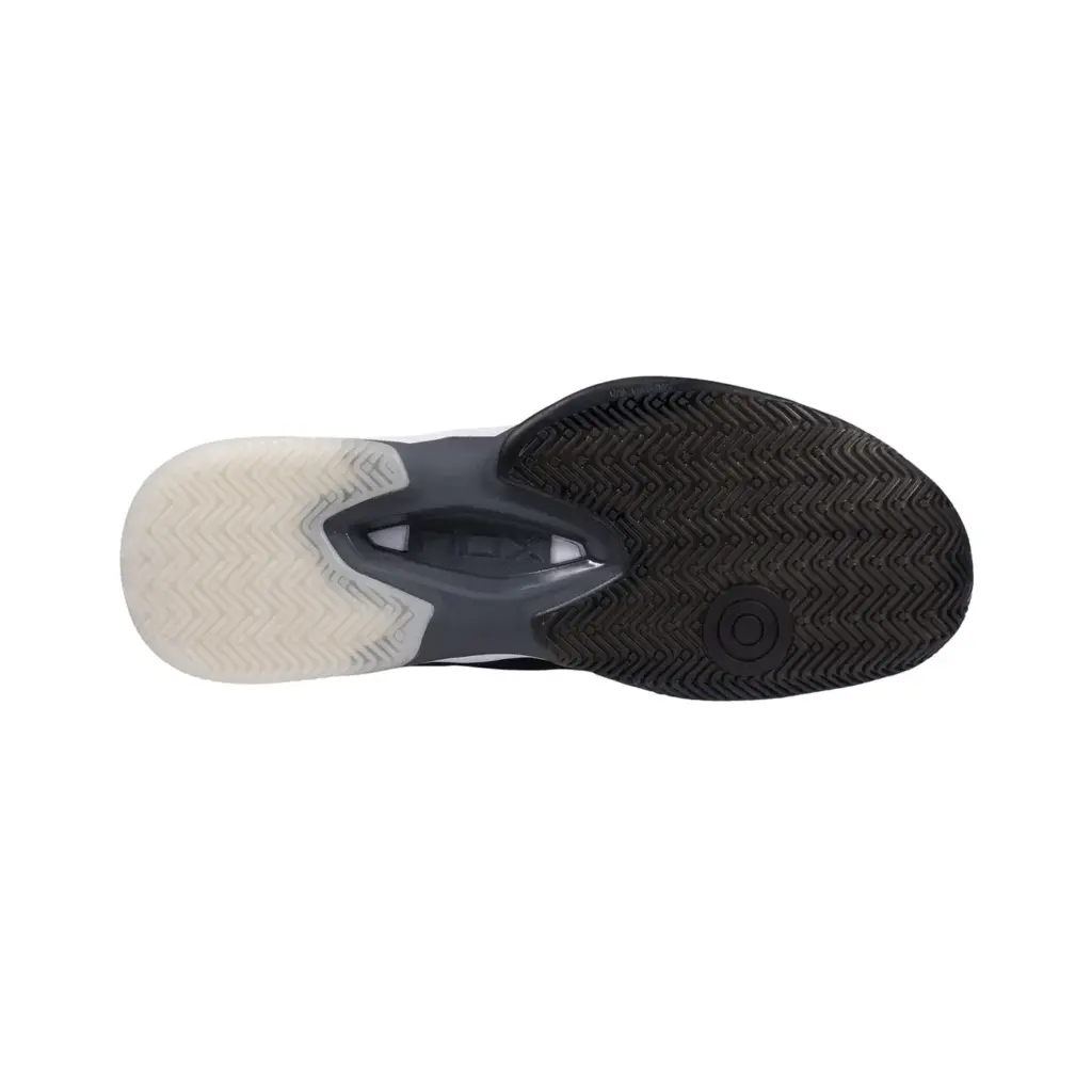 AT10 LUX Padel Shoes BlackSharp GreenGrey, 2024 padel sheos Image 3