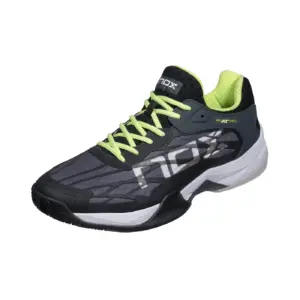 AT10 LUX Padel Shoes BlackSharp GreenGrey, 2024 padel sheos Image 5