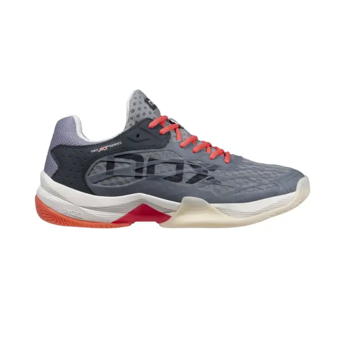 AT10 LUX Padel Shoes Cool GreyGeorgia Peach Image 1
