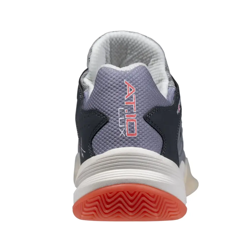 AT10 LUX Padel Shoes Cool GreyGeorgia Peach Image 7