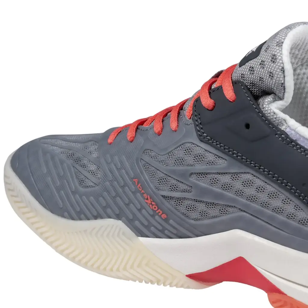 AT10 LUX Padel Shoes Cool GreyGeorgia Peach Image 9
