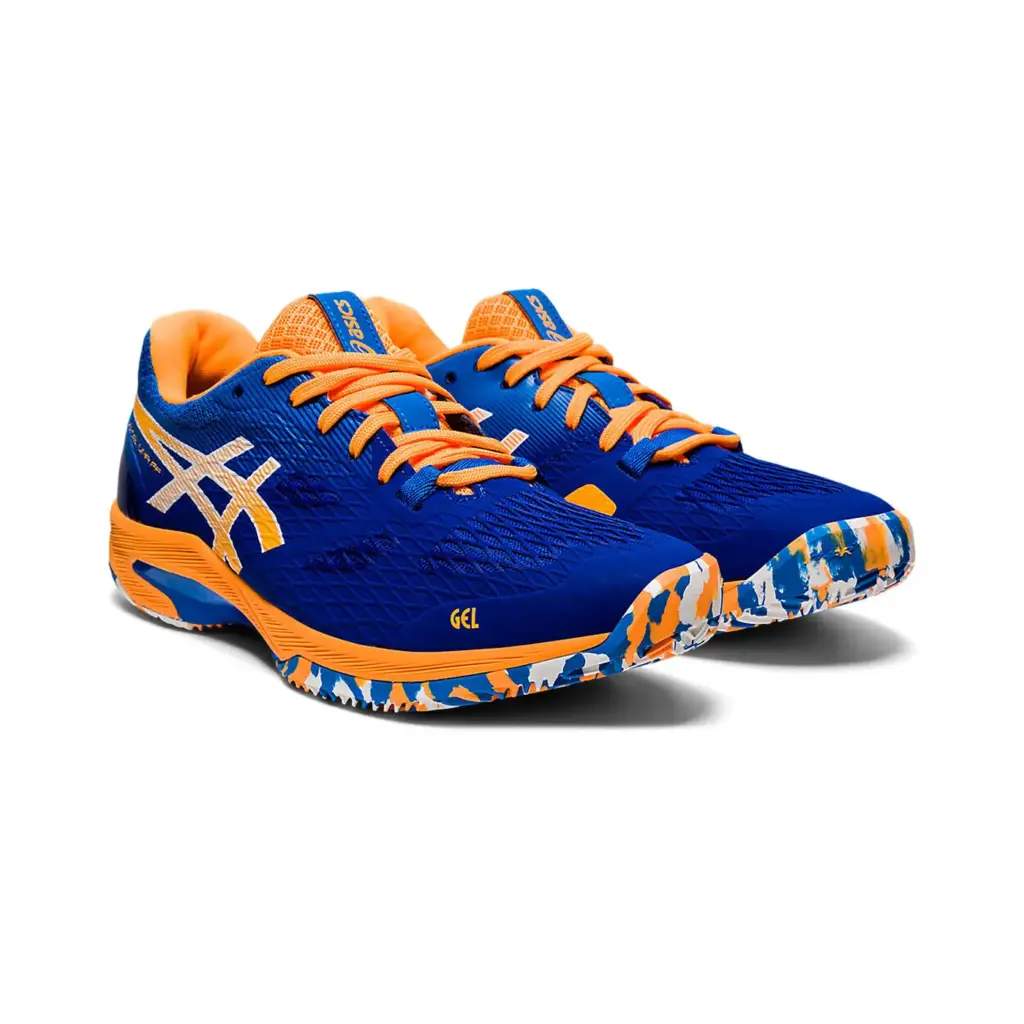 Asics Padel Shoes for men Lima FF Monaco Blue Orange POP image 2