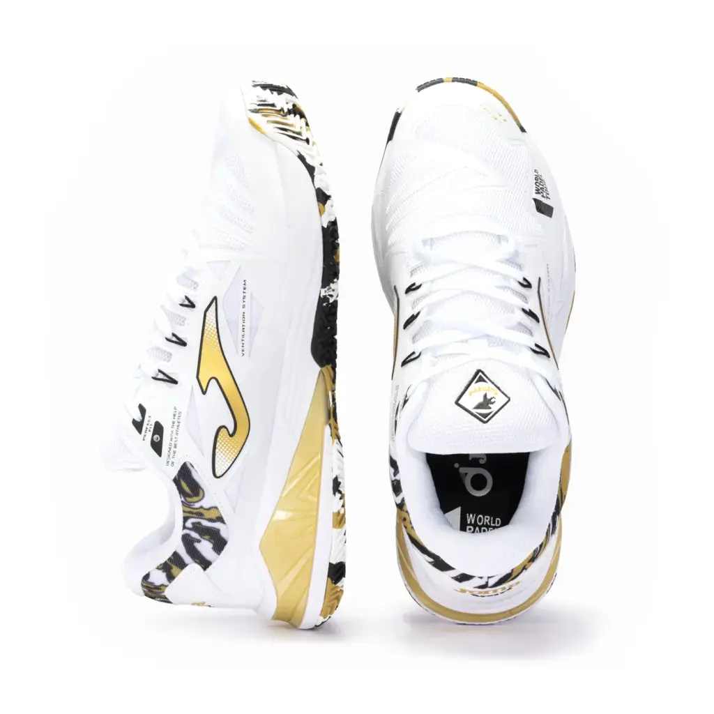 Joma Padel Shoes Spin Men 2332 WHITE GOLD Image 2