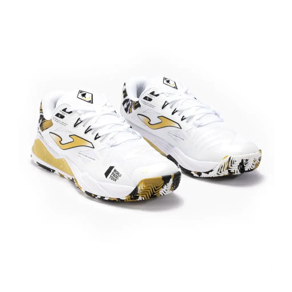 Joma Padel Shoes Spin Men 2332 WHITE GOLD Image 4