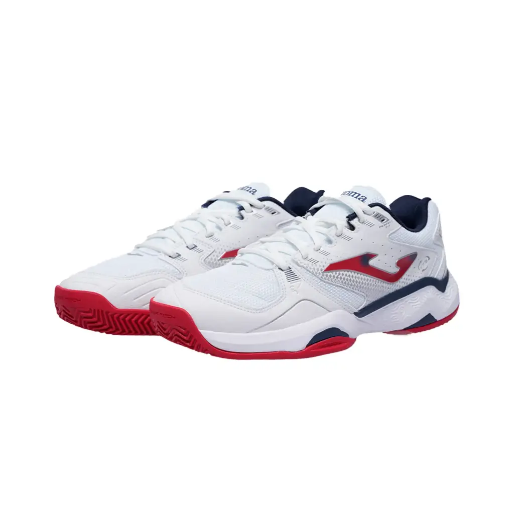 Joma Padel Shoes T.Master 1000 2352 White Red Padel Shoes for men Image 2