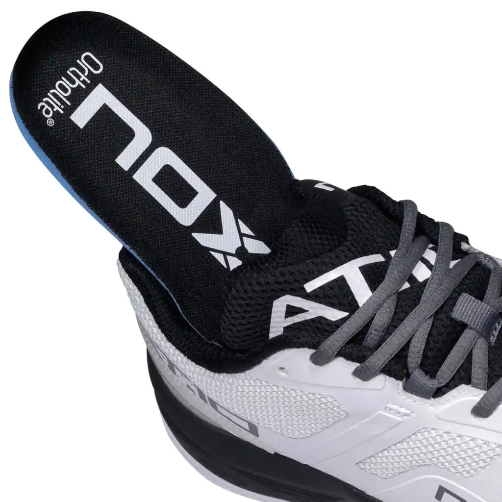 Nox Padel Shoes AT10 WhiteBlack Padel Shoes for men Image 7