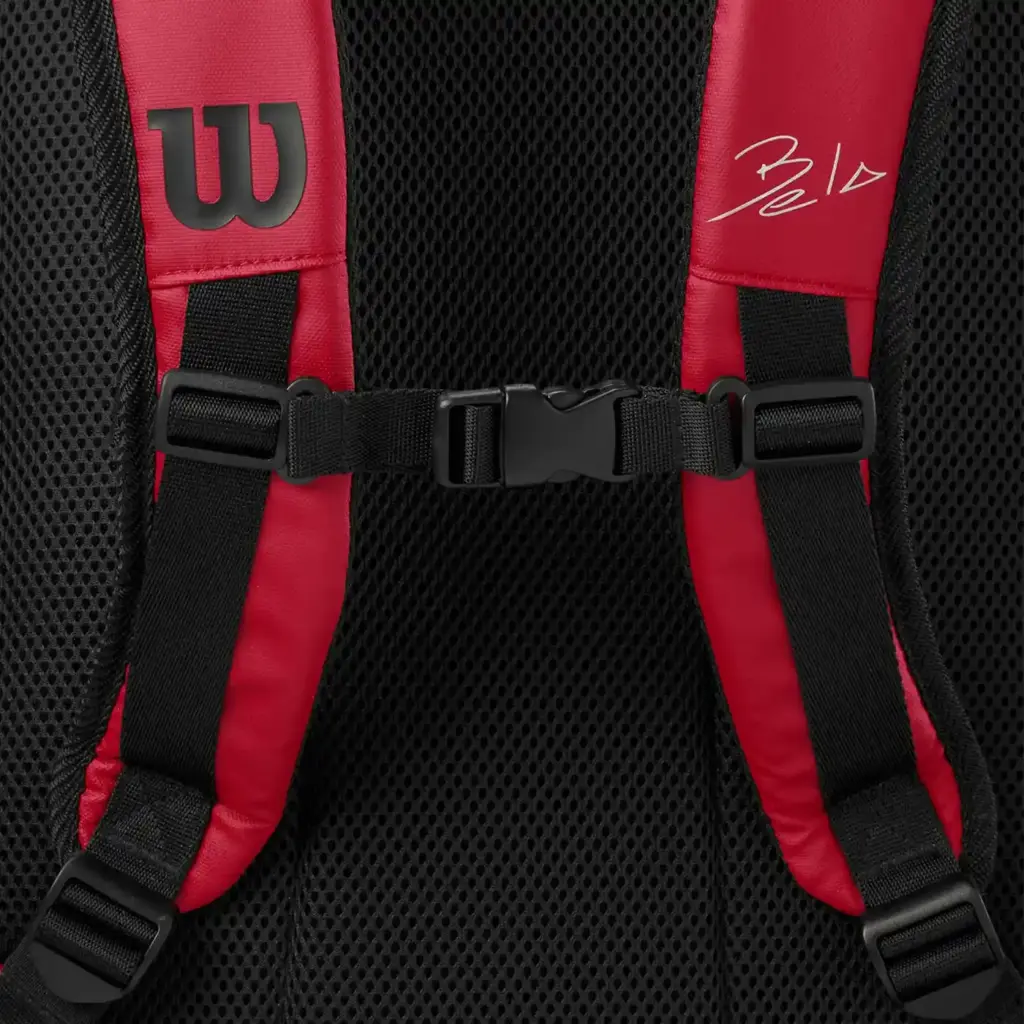 Wilson Bela Padel Backpack Red, Wilson backpack Image 3