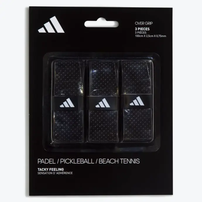 ADIDAS PADEL OVERGRIP SET OF 3 BLACK 2