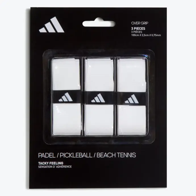 ADIDAS PADEL OVERGRIP SET OF 3 WHIT2