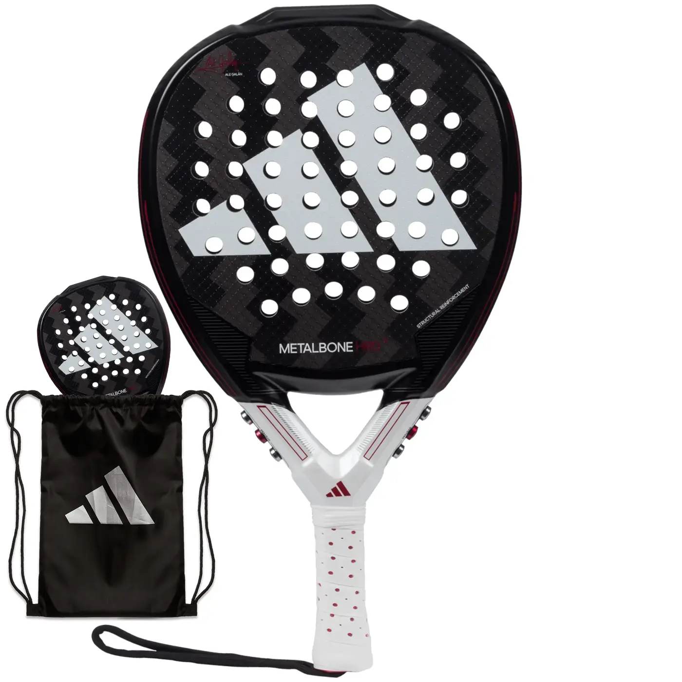 Adidas METALBONE HRD 2024 Padel Racket of ALE GALÁN Image 11 Adidas METALBONE HRD 2024 Padel Racket of ALE GALÁN Image 11