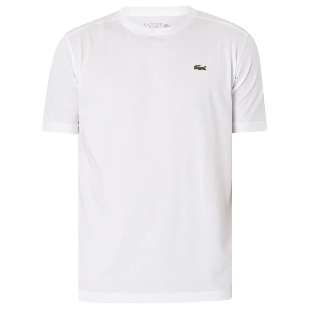 Lacoste Sport Embroidered Logo T-Shirt - White padel Shirt Image 1