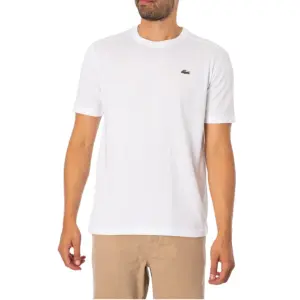 Lacoste Sport Embroidered Logo T-Shirt - White padel Shirt Image 2